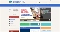 Desktop Screenshot of bethloubavitch-etudiants.com